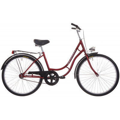 Mestský retro bicykel 28" Universal bordová